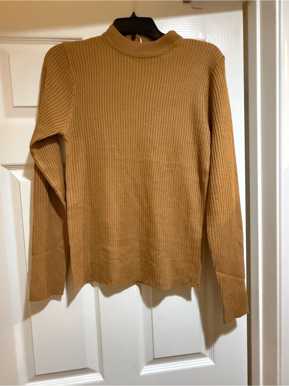 Brave Soul London Ribbed Long-Sleeve Sweater - Camel